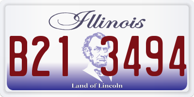 IL license plate B213494