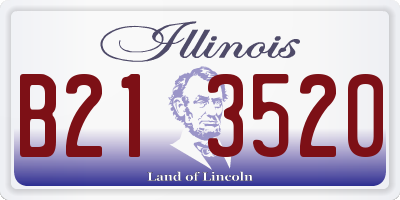 IL license plate B213520