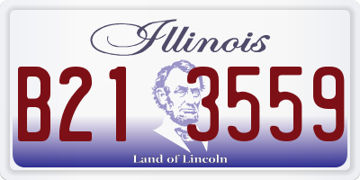 IL license plate B213559