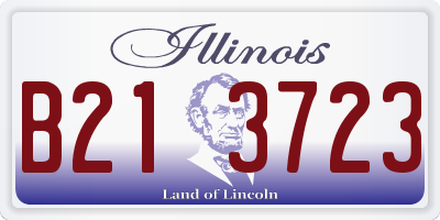 IL license plate B213723