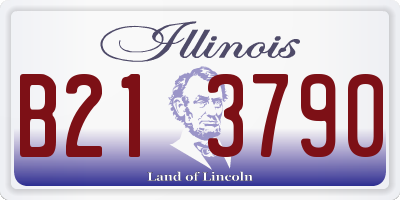 IL license plate B213790