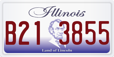 IL license plate B213855