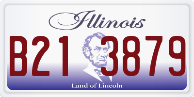 IL license plate B213879
