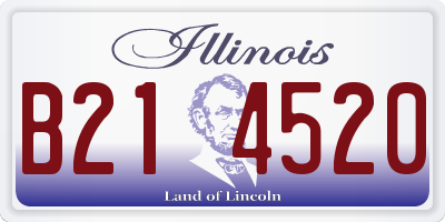 IL license plate B214520