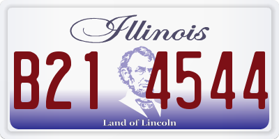 IL license plate B214544