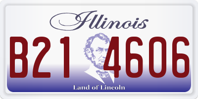IL license plate B214606
