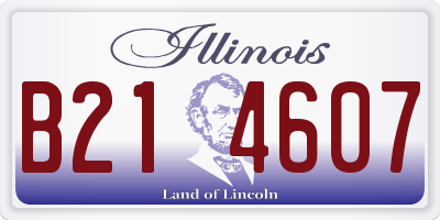 IL license plate B214607