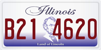 IL license plate B214620