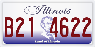 IL license plate B214622