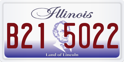 IL license plate B215022
