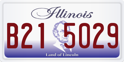 IL license plate B215029