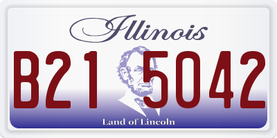 IL license plate B215042
