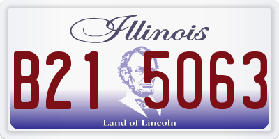 IL license plate B215063