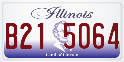 IL license plate B215064