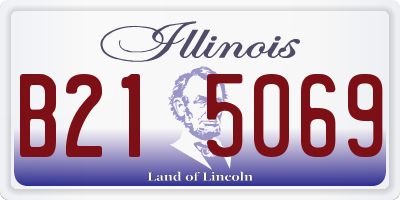 IL license plate B215069