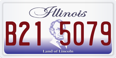IL license plate B215079