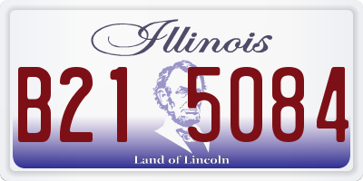 IL license plate B215084