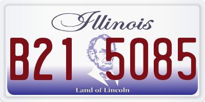 IL license plate B215085