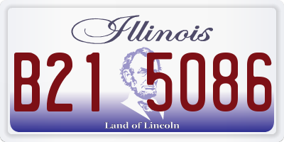 IL license plate B215086