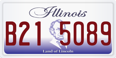 IL license plate B215089