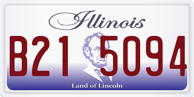 IL license plate B215094