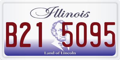 IL license plate B215095