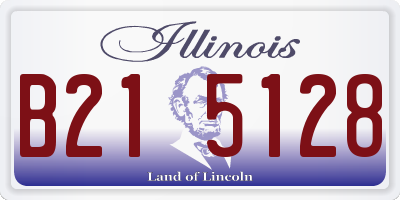IL license plate B215128