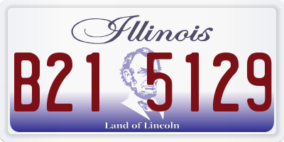 IL license plate B215129
