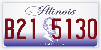 IL license plate B215130