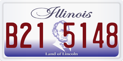 IL license plate B215148