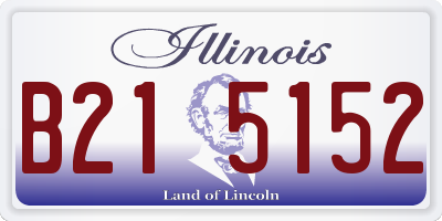 IL license plate B215152