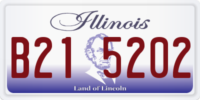 IL license plate B215202
