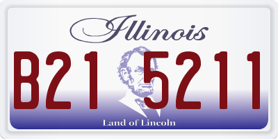 IL license plate B215211