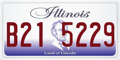IL license plate B215229