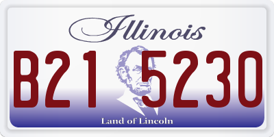 IL license plate B215230