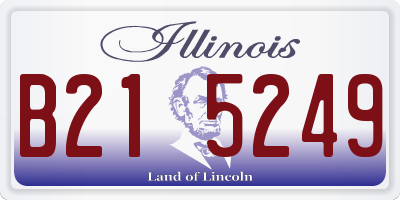 IL license plate B215249