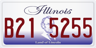 IL license plate B215255