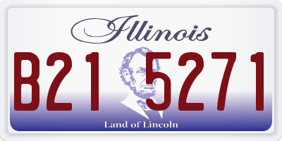 IL license plate B215271