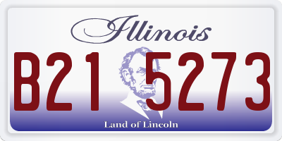 IL license plate B215273