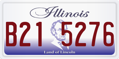 IL license plate B215276