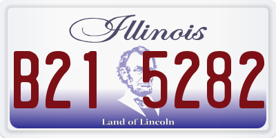 IL license plate B215282