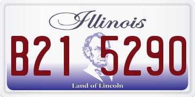 IL license plate B215290