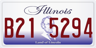 IL license plate B215294