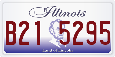 IL license plate B215295