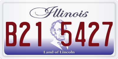 IL license plate B215427