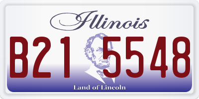 IL license plate B215548