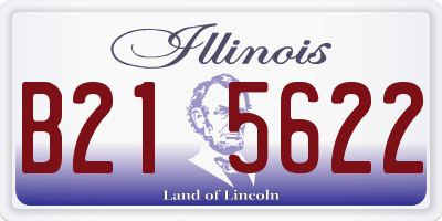 IL license plate B215622