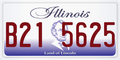 IL license plate B215625