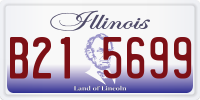 IL license plate B215699