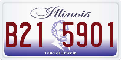 IL license plate B215901